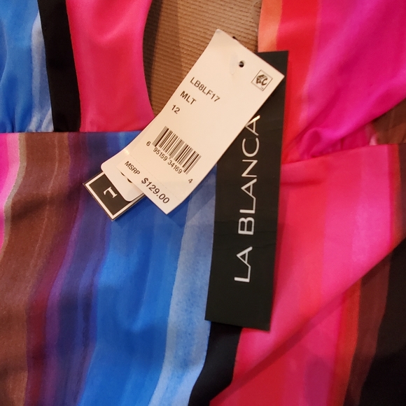 La Blanca NWT 1 piece size 12 - Picture 5 of 6